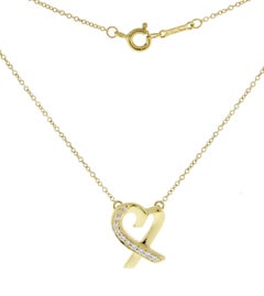 Tiffany & Co. Paloma Picasso Diamond Loving Diamond Necklace