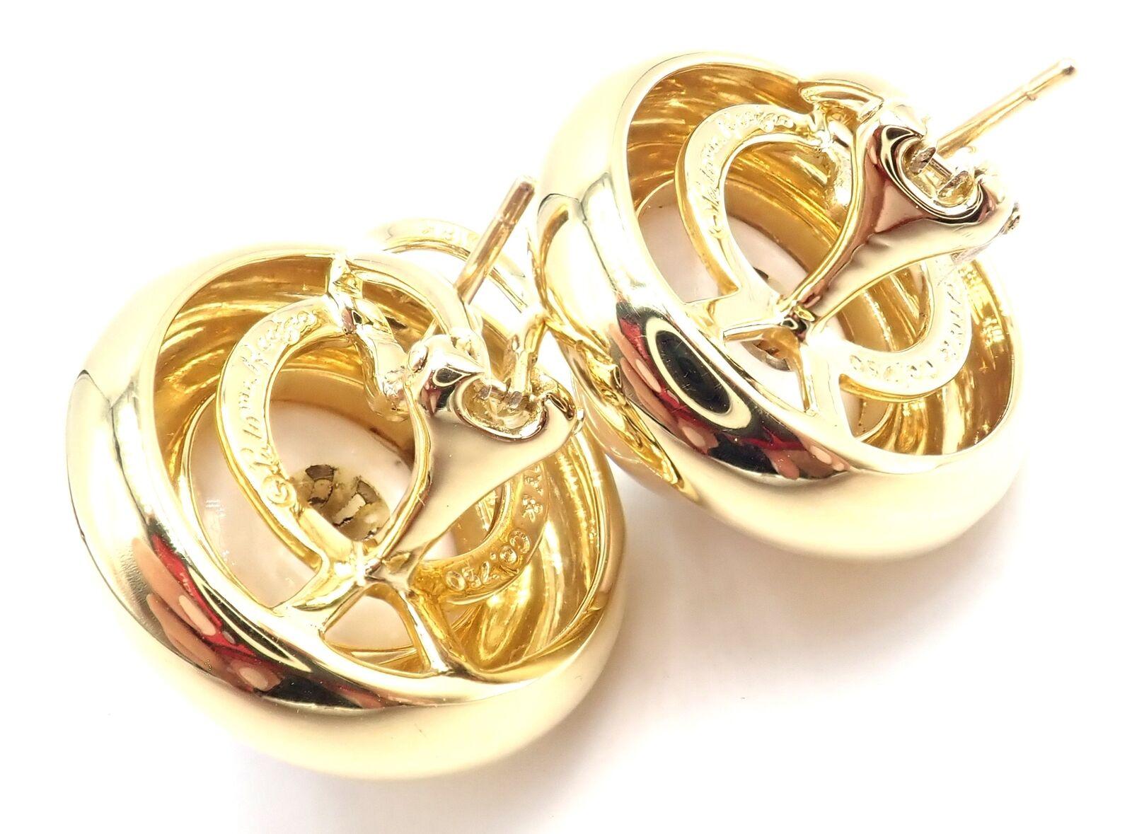 TIFFANY & CO Paloma Picasso Diamant-Mabe-Perlen-Ohrringe aus Gelbgold im Angebot 3