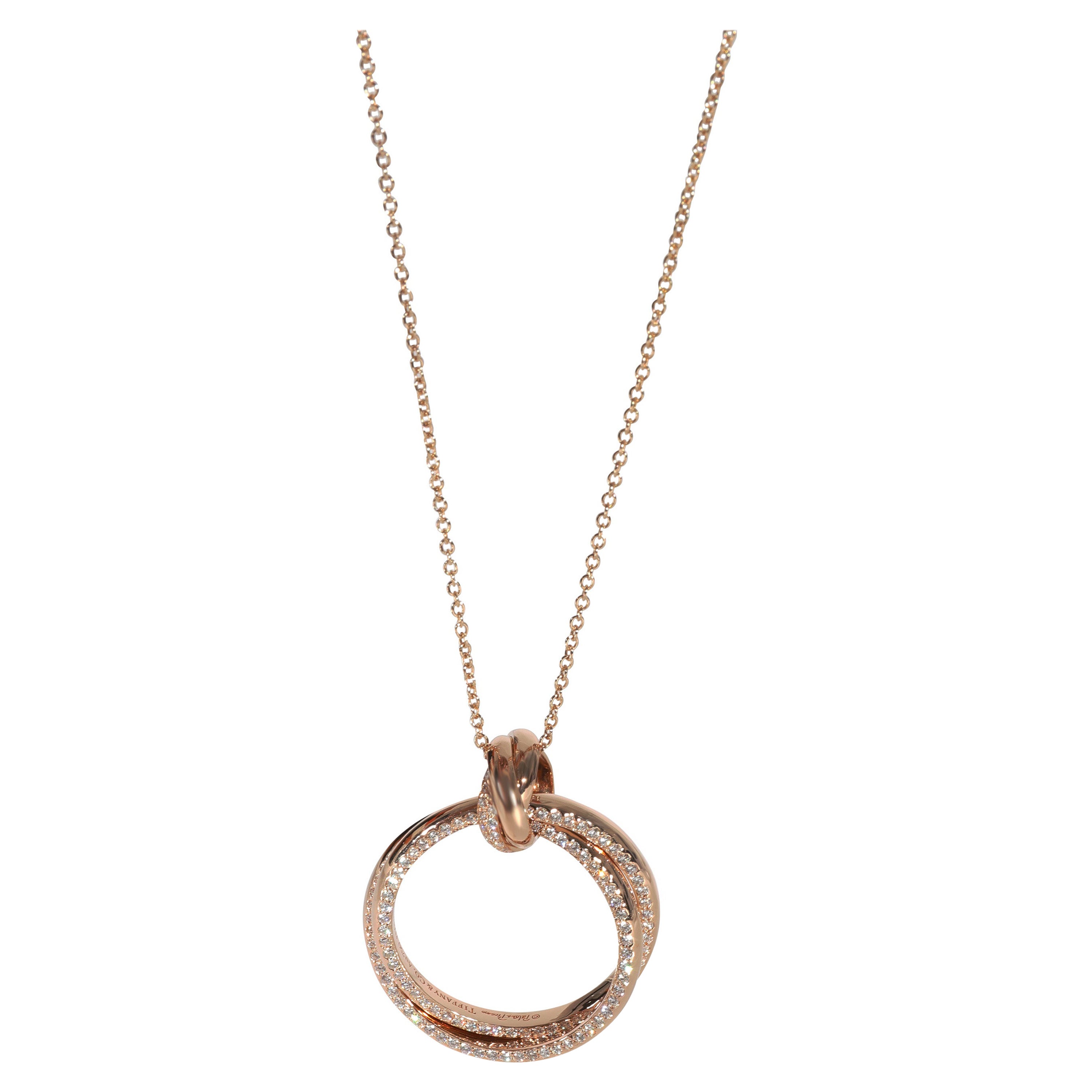 Tiffany & Co. Ciondolo con diamante Melody di Paloma Picasso in oro rosa 18k 0,40 CTW in vendita