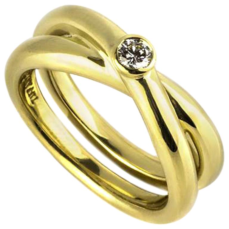 Tiffany and Co. Paloma Picasso Diamond Ring at 1stDibs