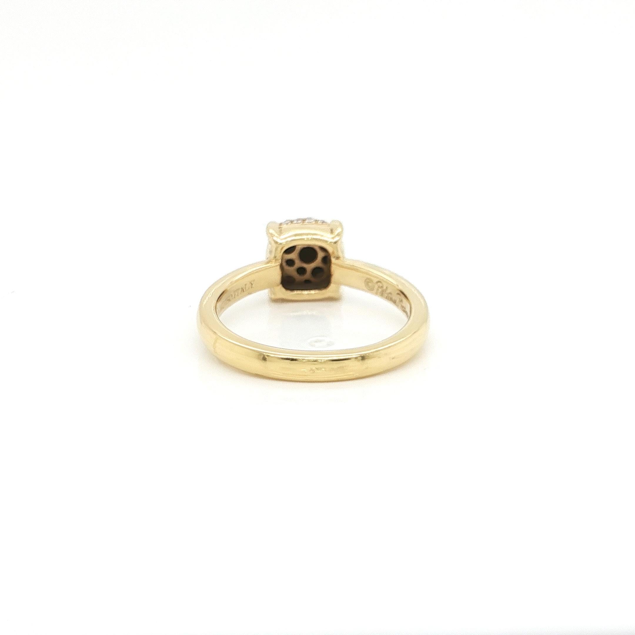 Taille brillant Tiffany & Co. Paloma Picasso Bague en or 18k diamants Sugar Stacks Taille 5 en vente
