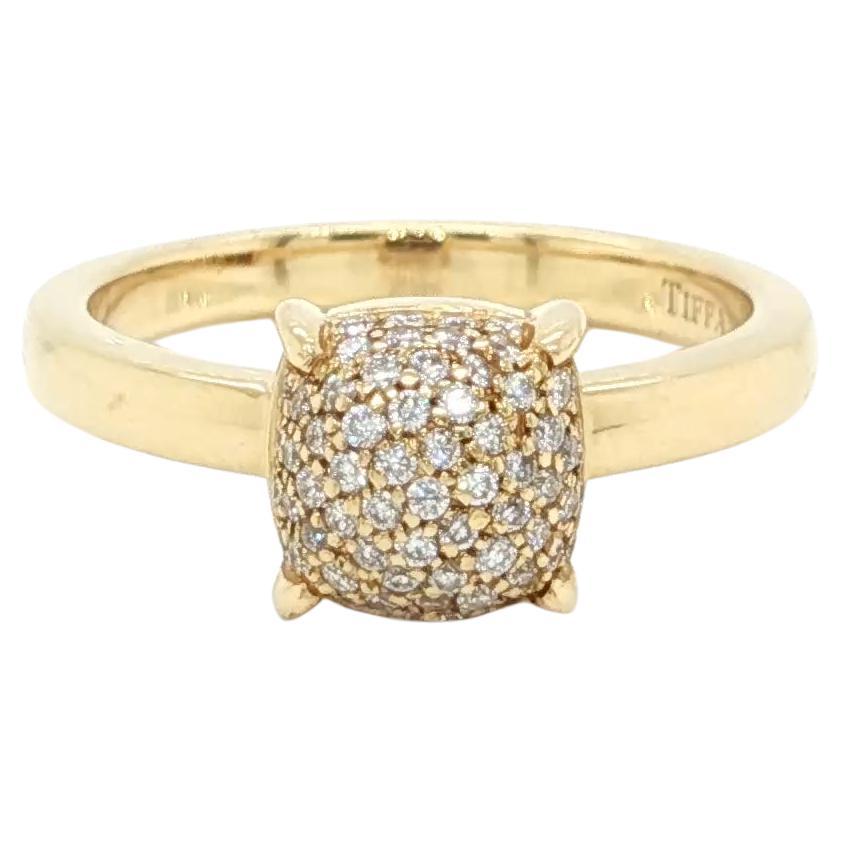 Tiffany
Co. Paloma Picasso - Anello con diamanti e pila di zucchero in oro 18 carati - misura 5