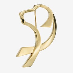 Tiffany & Co Paloma Picasso Dog 18k Yellow Gold Brooch
