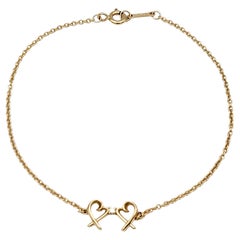Tiffany & Co. Bracelet Paloma Picasso à double cœur en or rose 18 carats