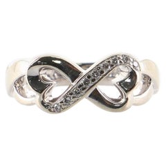 Tiffany & Co. Paloma Picasso Double Loving Heart Ring 18K Weißgold