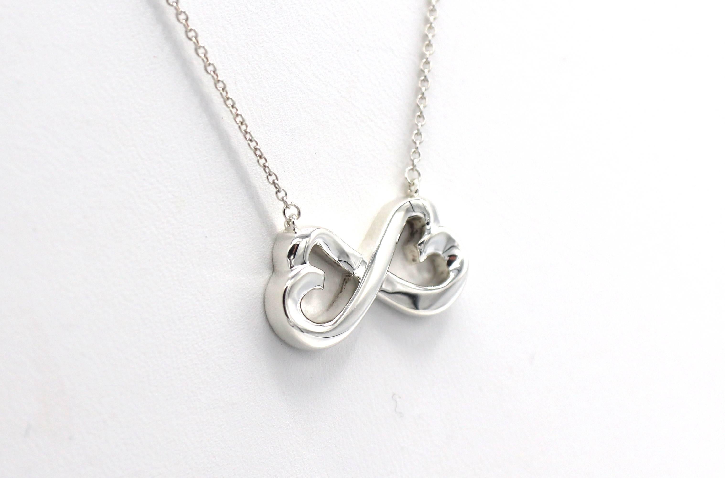 double loving heart pendant