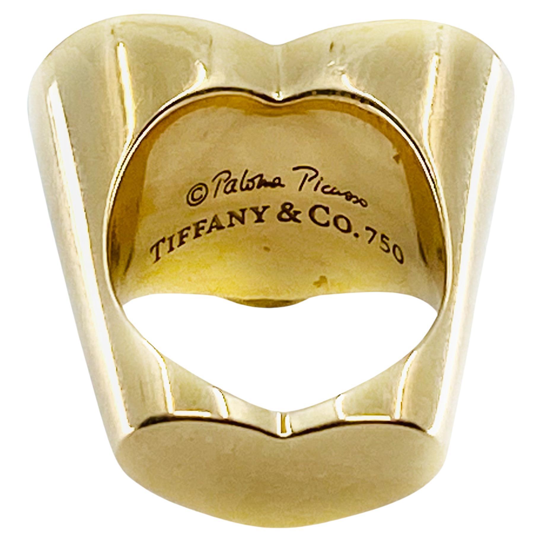 tiffany and co heart ring gold