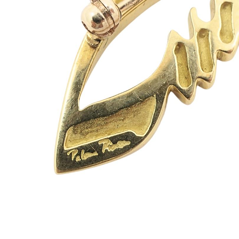 Tiffany & Co. Paloma Picasso Broche poisson en or 18 carats en vente 2