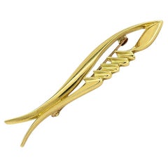 Tiffany & Co. Paloma Picasso Fisch 18k Gold Brosche