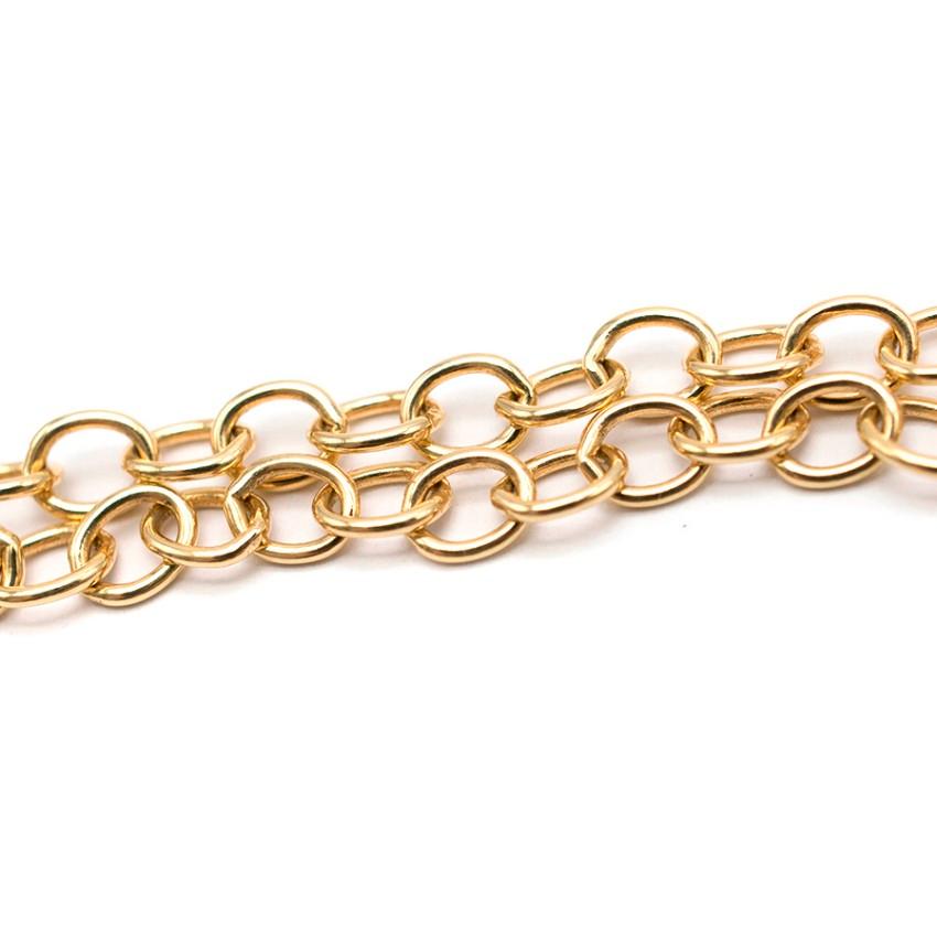 Tiffany & Co. Paloma Picasso Gold Citrine Drop Pendant Necklace In Excellent Condition In London, GB