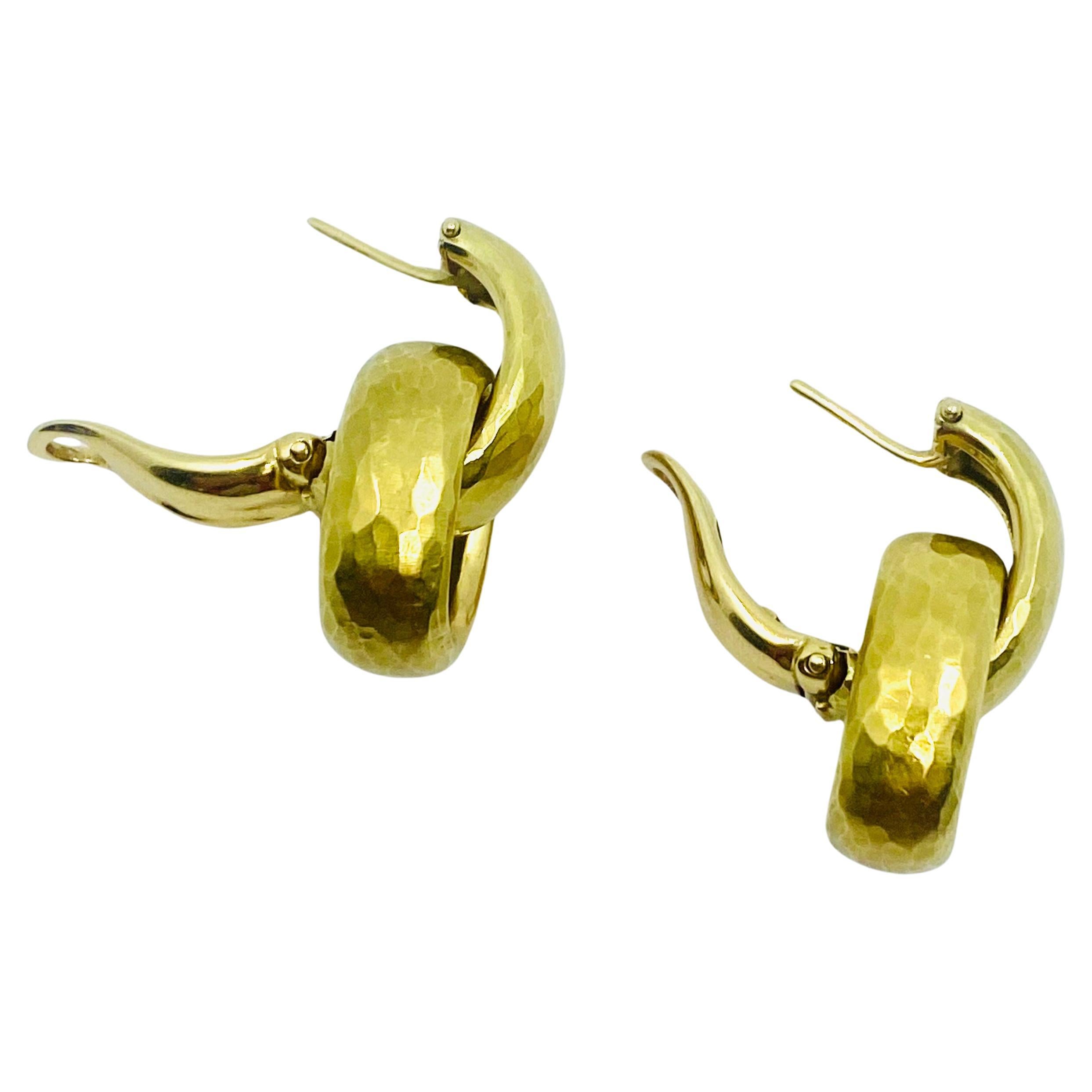 Tiffany & Co. Paloma Picasso Gold Dangle Earrings 1