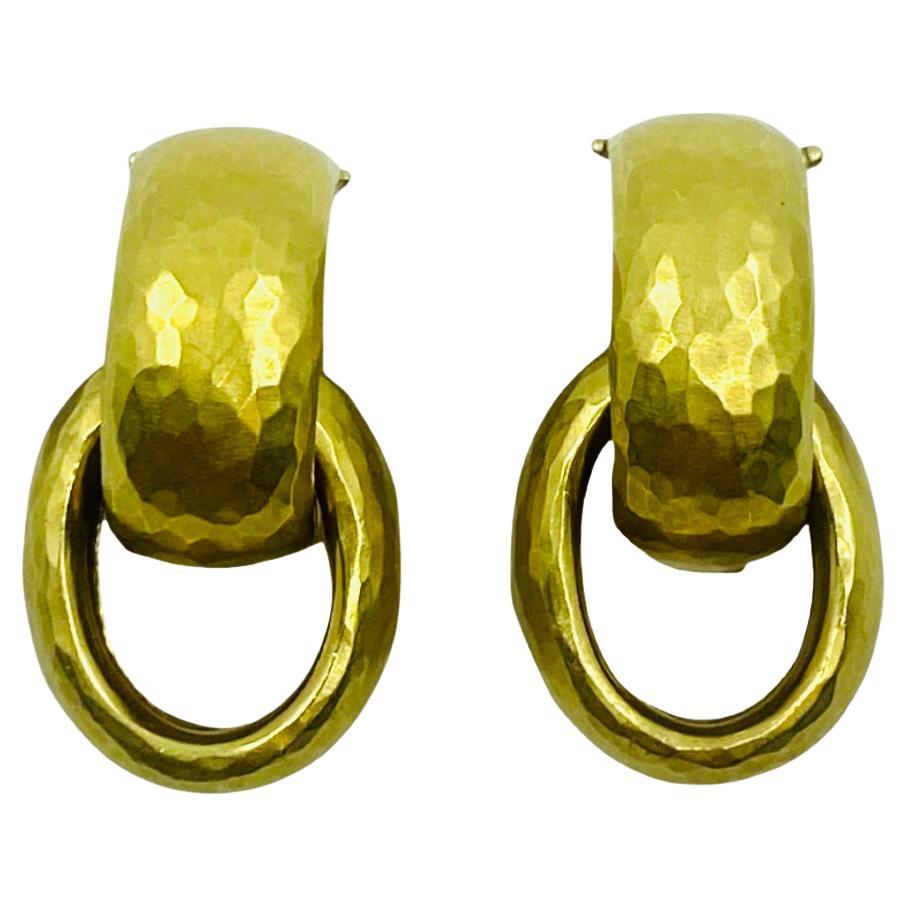 Tiffany & Co. Paloma Picasso Gold Dangle Earrings 2