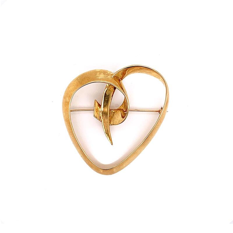 A treasure from the vault, this original piece by Paloma Picasso for Tiffany is a classic example of the French-Spanish designer. Hand fabricated in 18k yellow gold and from the early 1980’s, keep the love alive with this piece.

Dimensions: 2.0 x