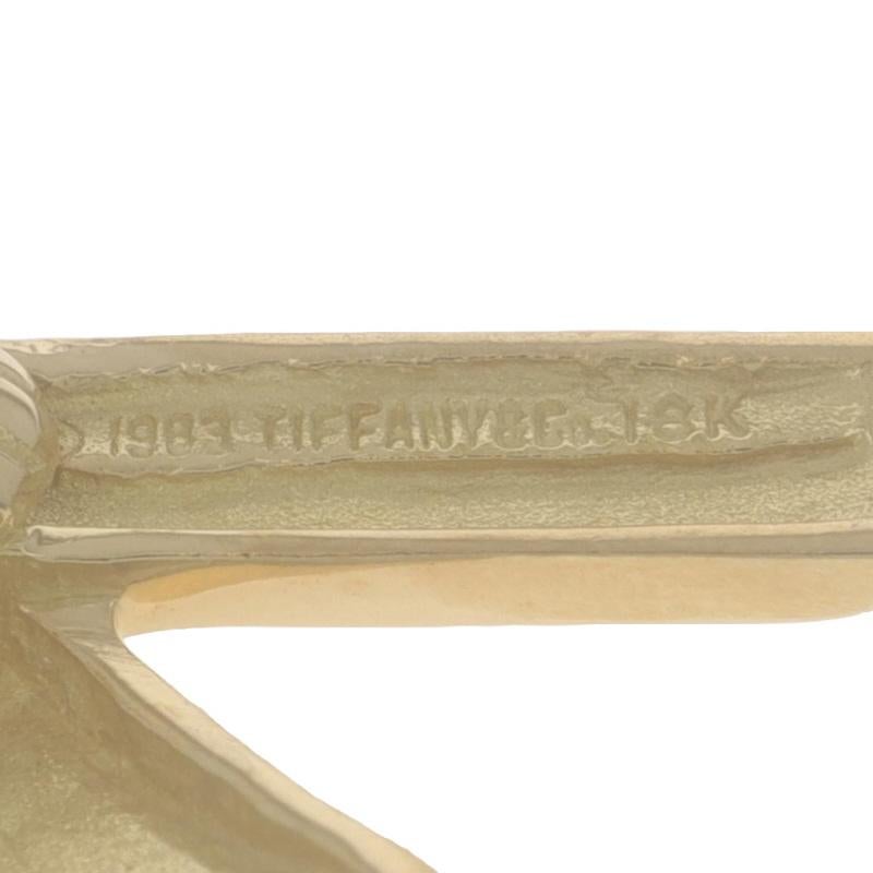 Tiffany & Co. Paloma Picasso Graffiti Extra Large X Earrings - Yellow Gold 18k For Sale 2