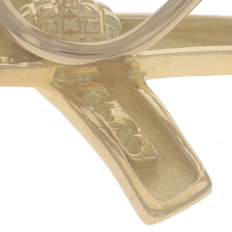Tiffany & Co. Paloma Picasso Graffiti Extra Large X Earrings - Yellow Gold 18k For Sale 3