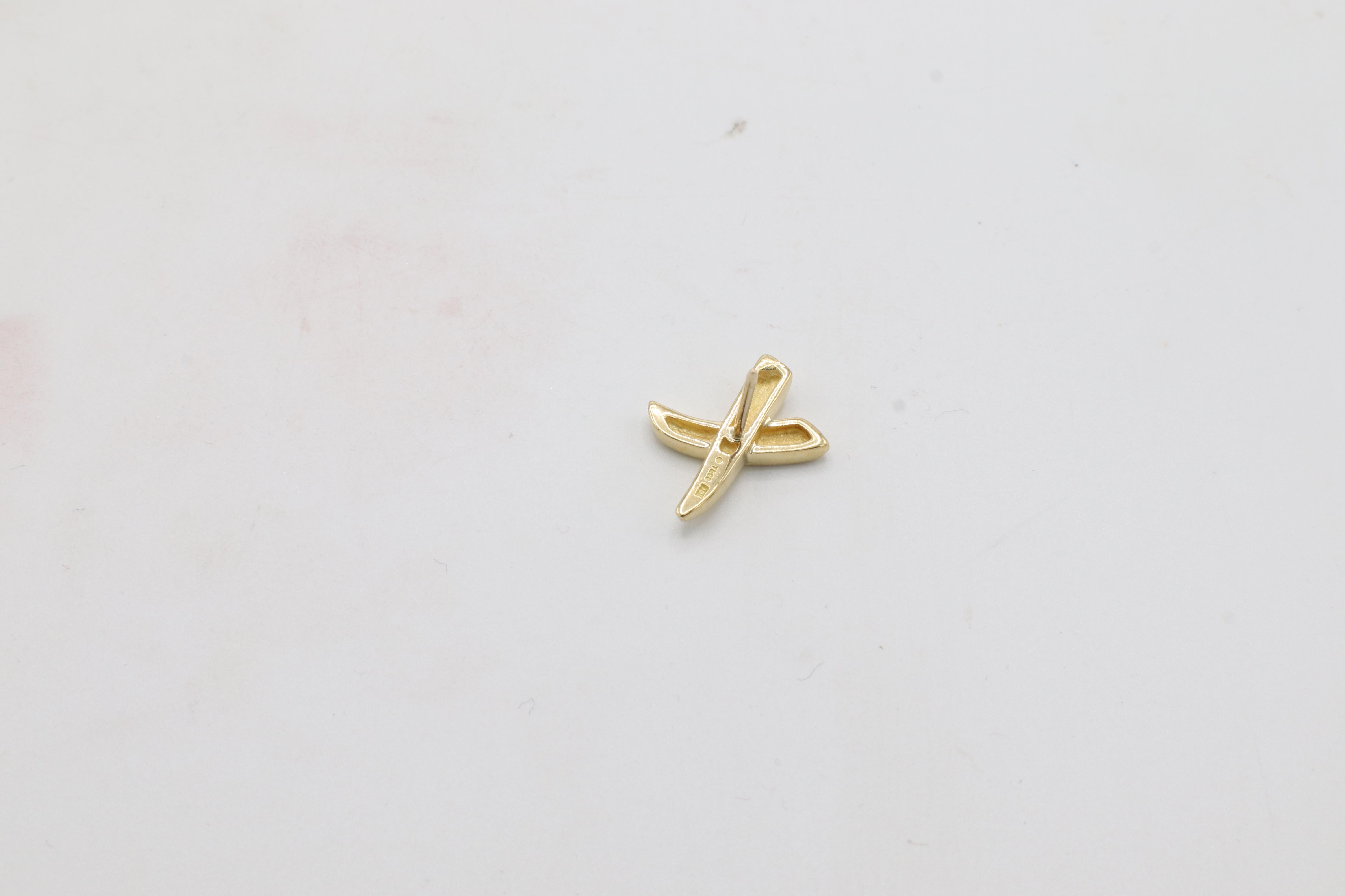 Donna Tiffany & Co. Paloma Picasso - Orecchini Graffiti Kiss in oro giallo 18 carati - X in vendita