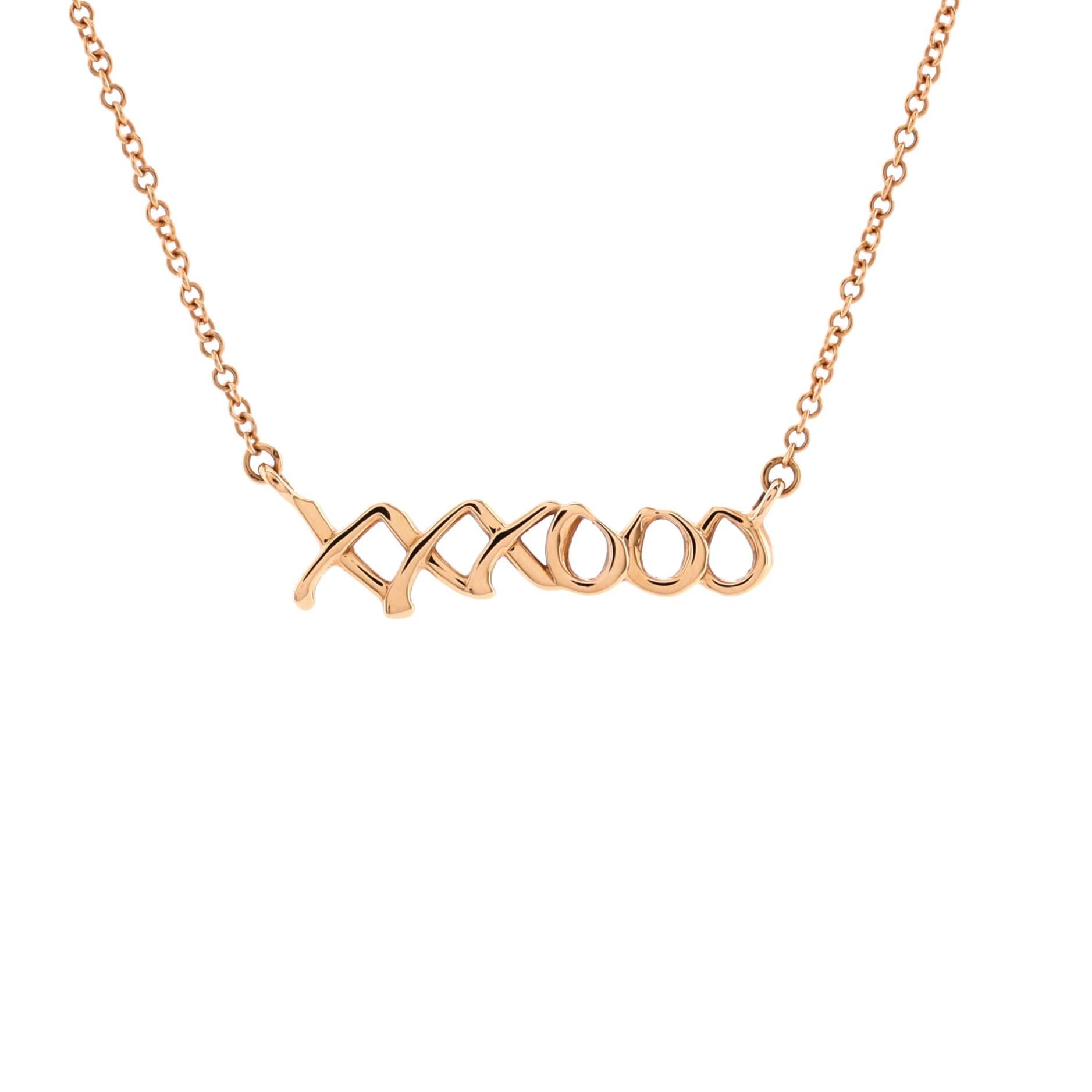 Tiffany graffiti 2025 love necklace