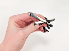 Tiffany & Co. Paloma Picasso Graffiti 'X' Brooch in Palladium