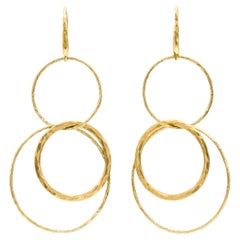 Tiffany & Co. Pendientes de aro Paloma Picasso martillados sobre aro