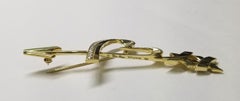 Tiffany & Co. Paloma Picasso Heart and Arrow Brooch 18 karat Gold and Diamonds