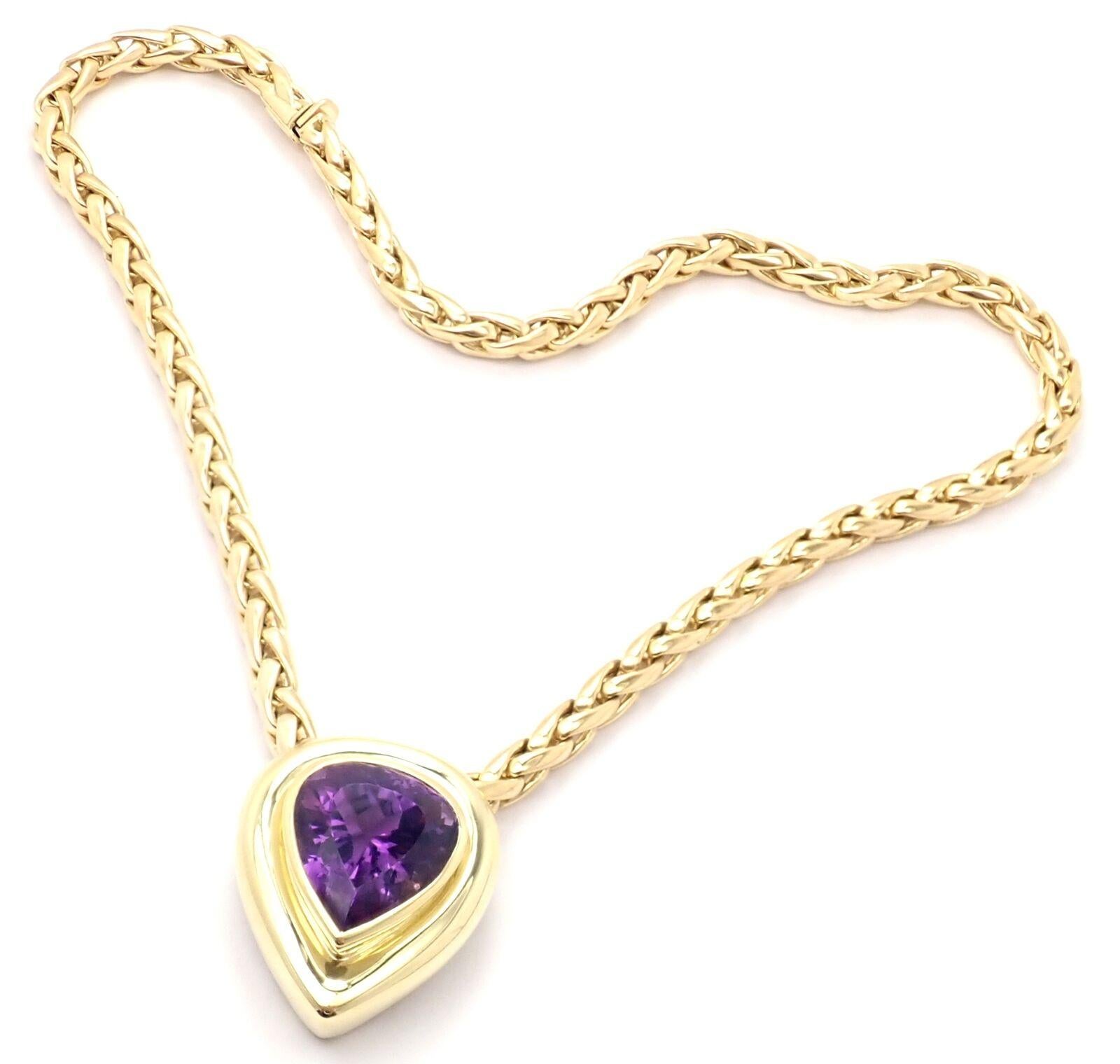 large amethyst pendant