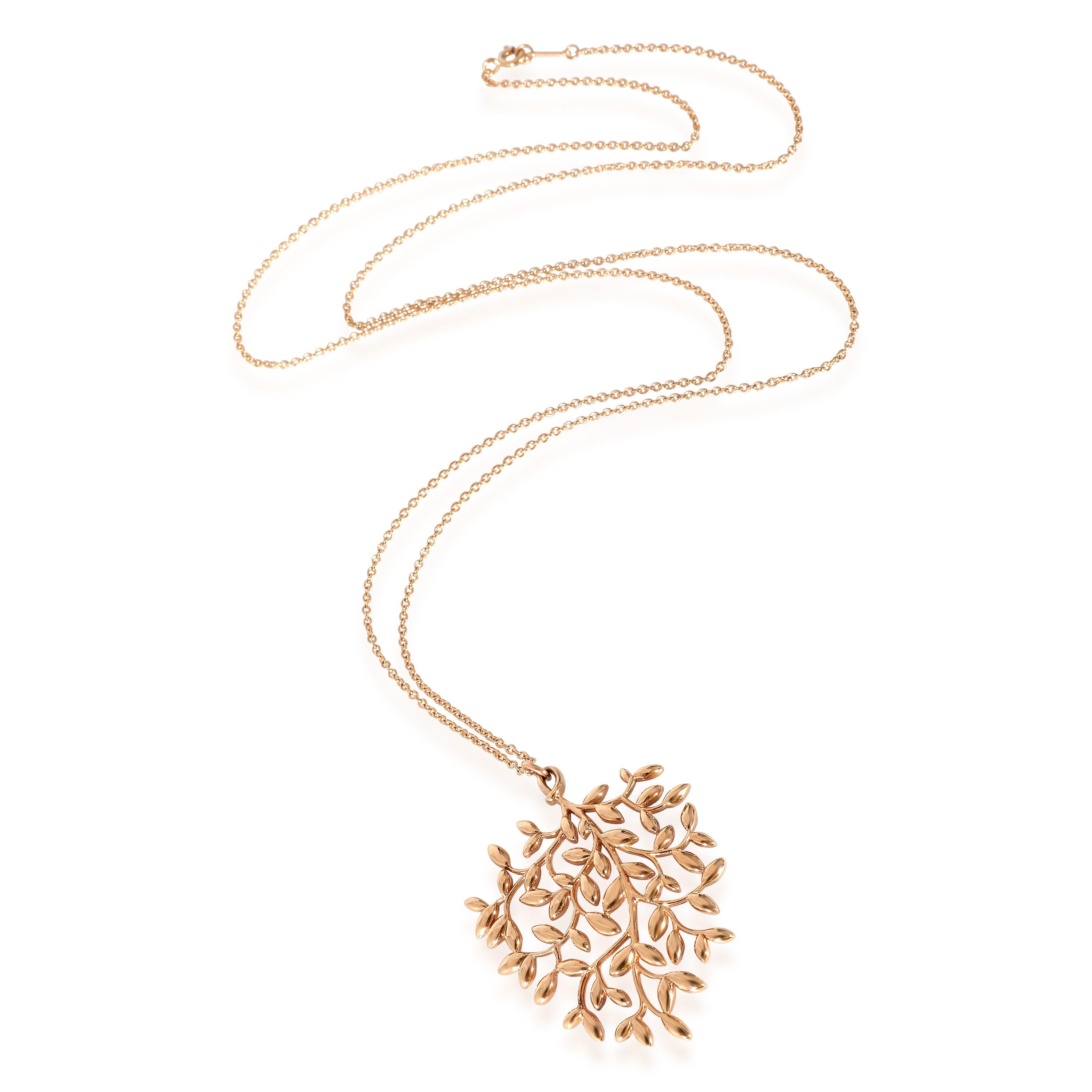 Tiffany & Co. Paloma Picasso Large Olive Leaf Pendant in 18K Rose Gold

PRIMARY DETAILS
SKU: 132595
Listing Title: Tiffany & Co. Paloma Picasso Large Olive Leaf Pendant in 18K Rose Gold
Condition Description: The daughter of artist Pablo Picasso and