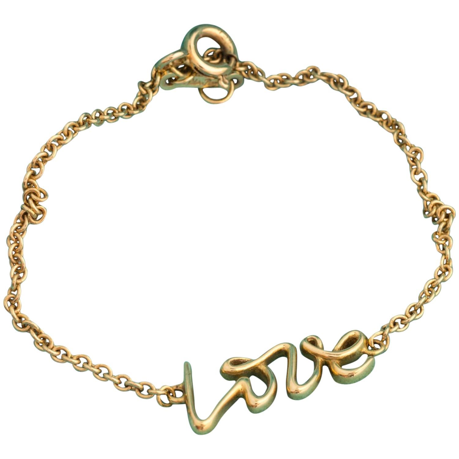 Tiffany & Co. Paloma Picasso Love Bracelet 18 Karat Gold