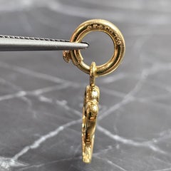 Tiffany & Co. Paloma Picasso Loving Heart Charm 18k Yellow Gold Spring Ring