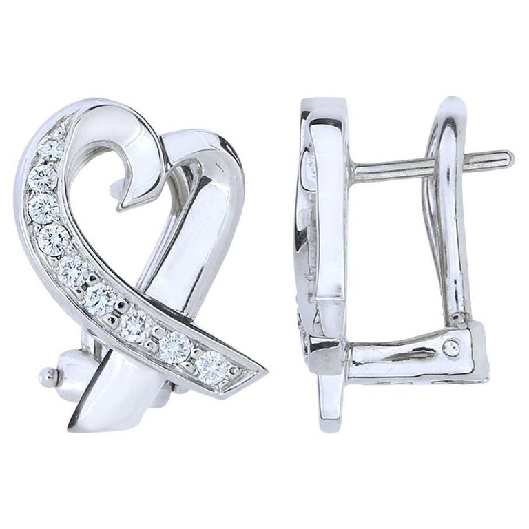 Paloma picasso loving heart earrings Clearance