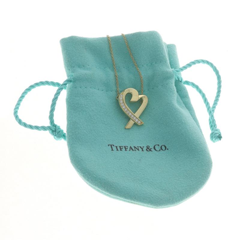 Tiffany & Co. Paloma Picasso Loving Heart Diamond Necklace 20