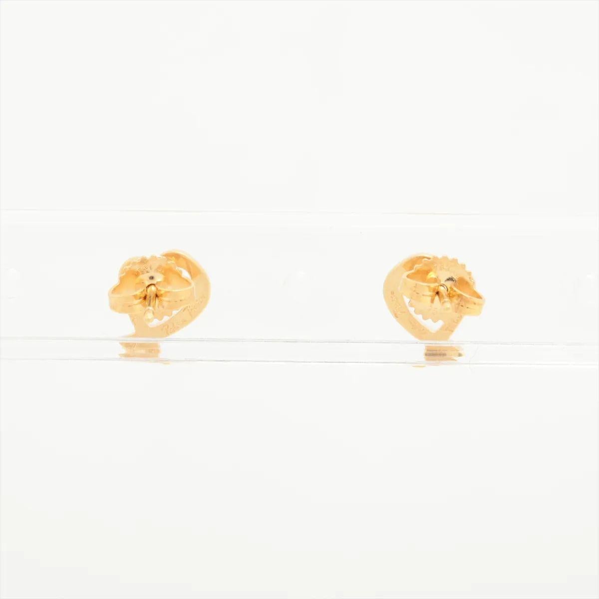 Tiffany & Co. Paloma Picasso Loving Heart Ohrringe Gold im Zustand „Gut“ im Angebot in Humacao, PR