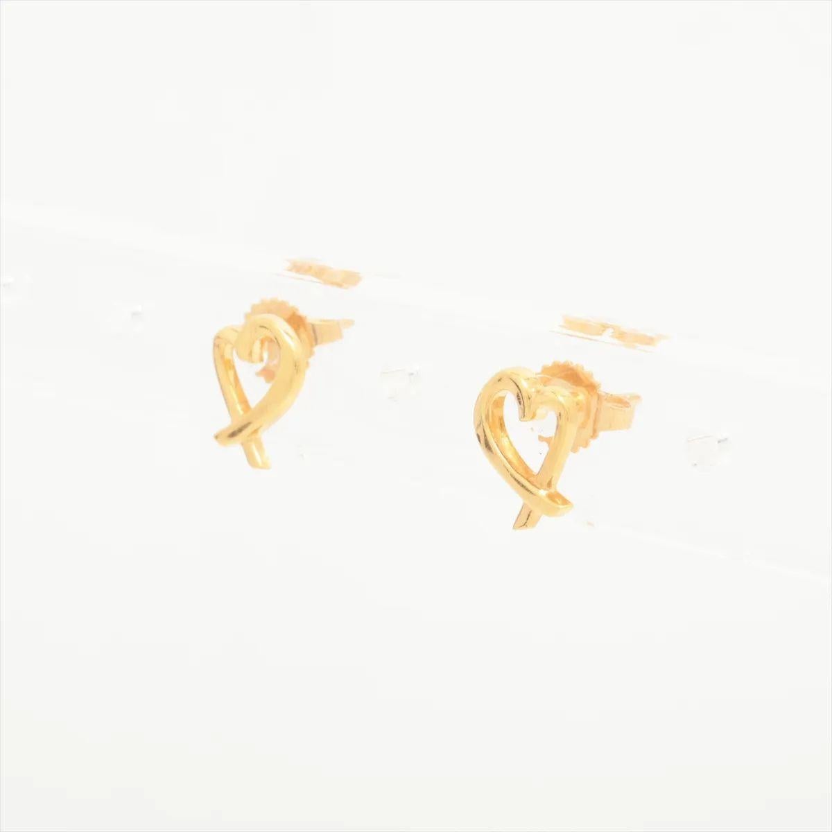 Tiffany & Co. Paloma Picasso Loving Heart Ohrringe Gold Damen im Angebot