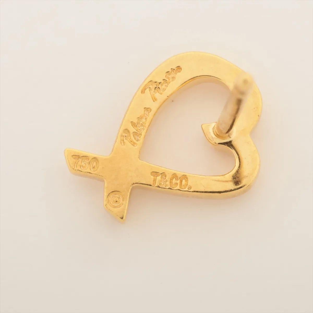 Tiffany & Co. Paloma Picasso Loving Heart Ohrringe Gold im Angebot 2