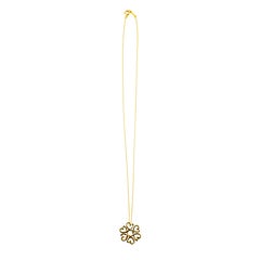 Tiffany & Co. Paloma Picasso Loving Heart Flower Pendant Necklace 18 Karat Gold