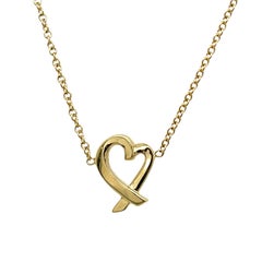 Tiffany & Co Paloma Picasso Loving Heart Necklace - 18ct Yellow Gold
