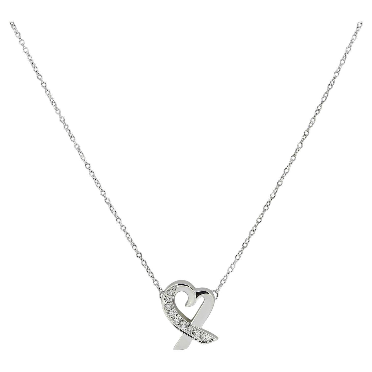 Tiffany & Co. Paloma Picasso Collana con cuore innamorato in vendita
