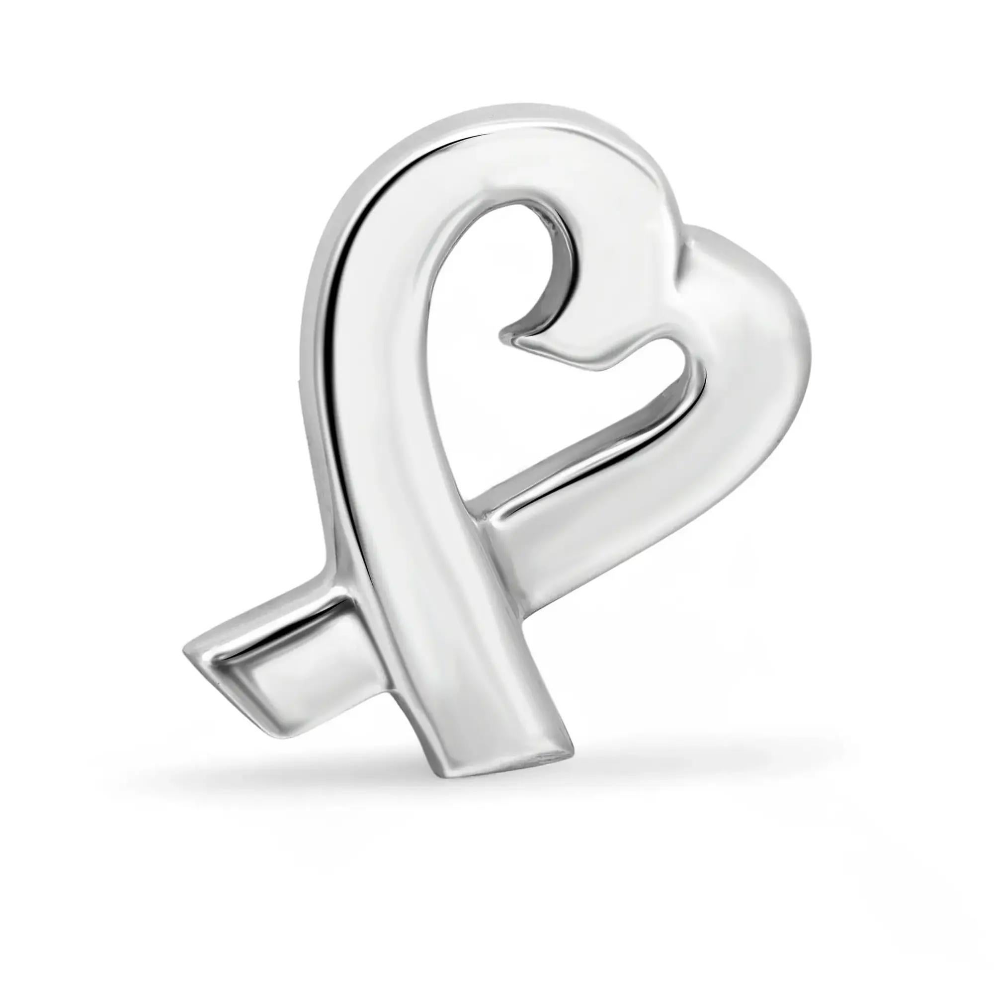 Tiffany & Co. Paloma Picasso - Ciondolo a forma di cuore innamorato - Argento 925 in vendita