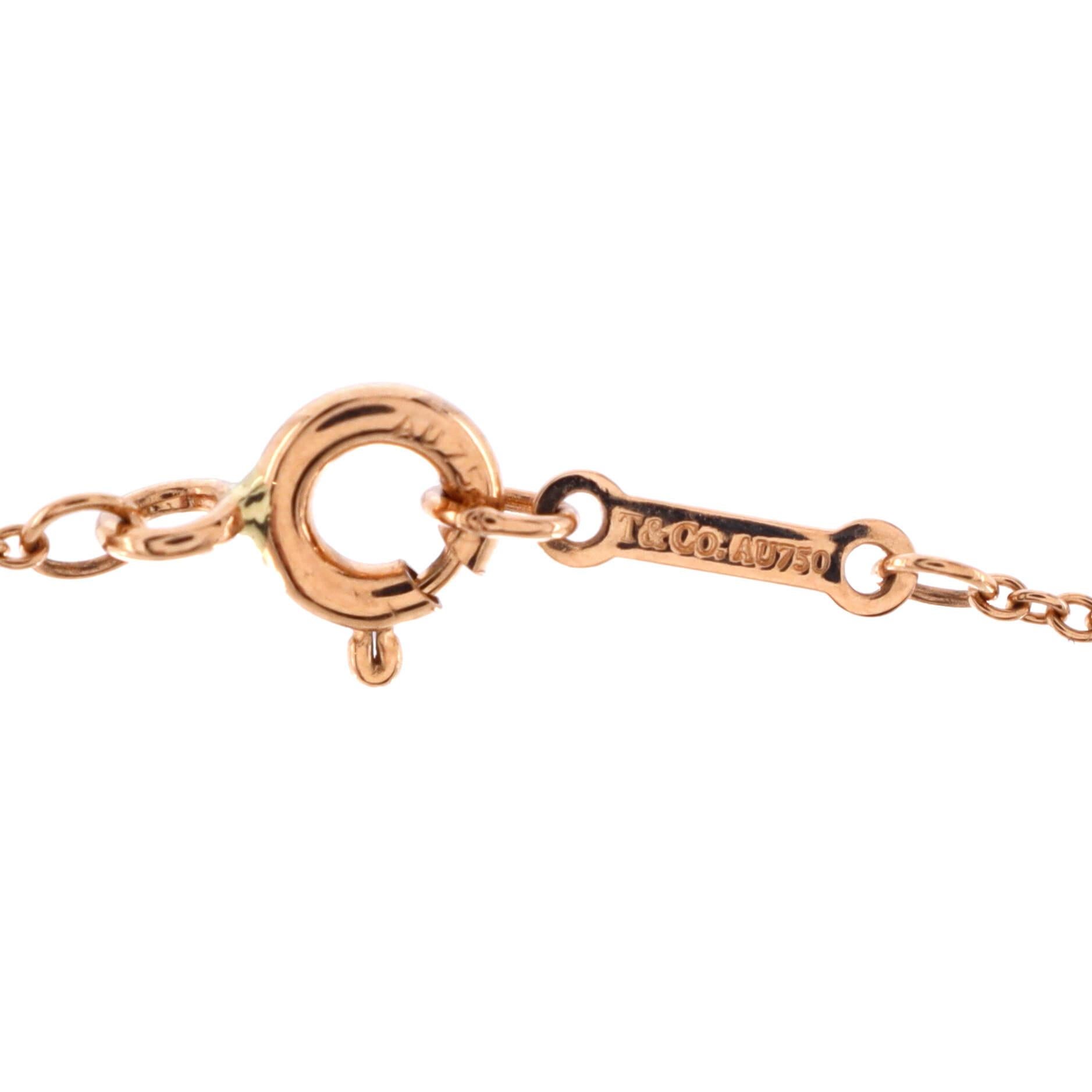Women's Tiffany & Co. Paloma Picasso Loving Heart Pendant Necklace 18k Rose Gold