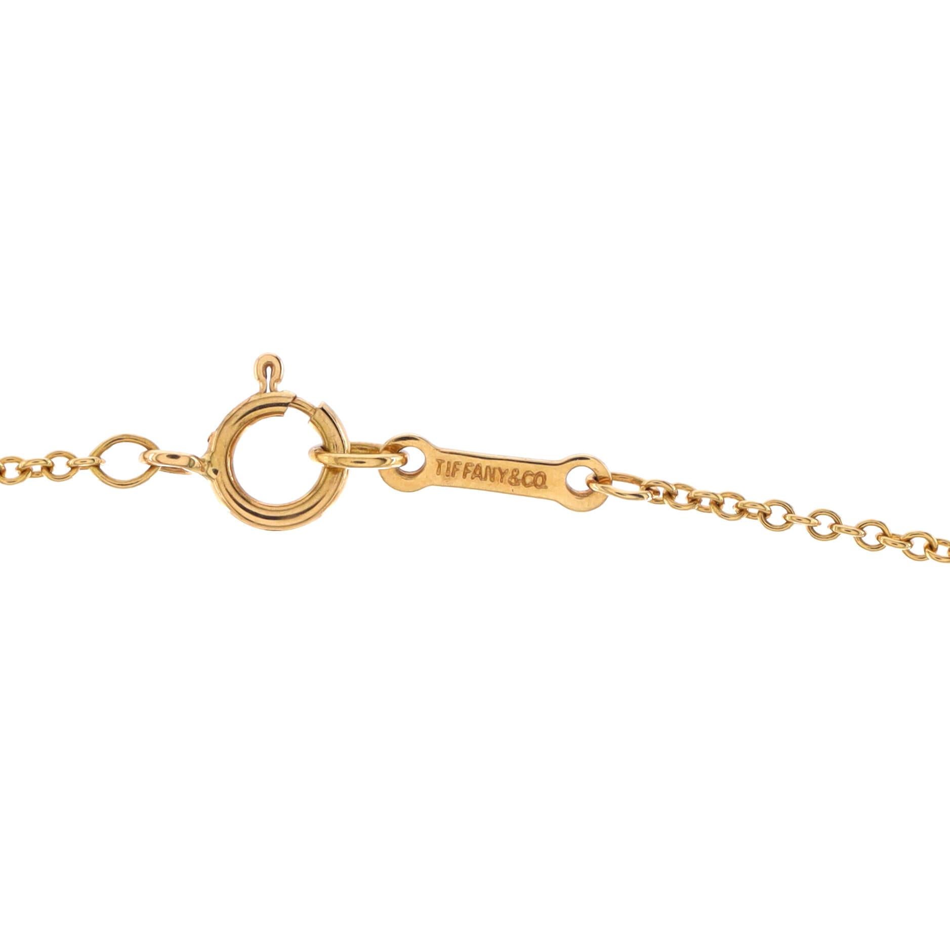 Women's Tiffany & Co. Paloma Picasso Loving Heart Pendant Necklace 18k Yellow Gold
