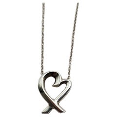Tiffany & Co. Paloma Picasso Loving Heart Pendant Sterling Silver