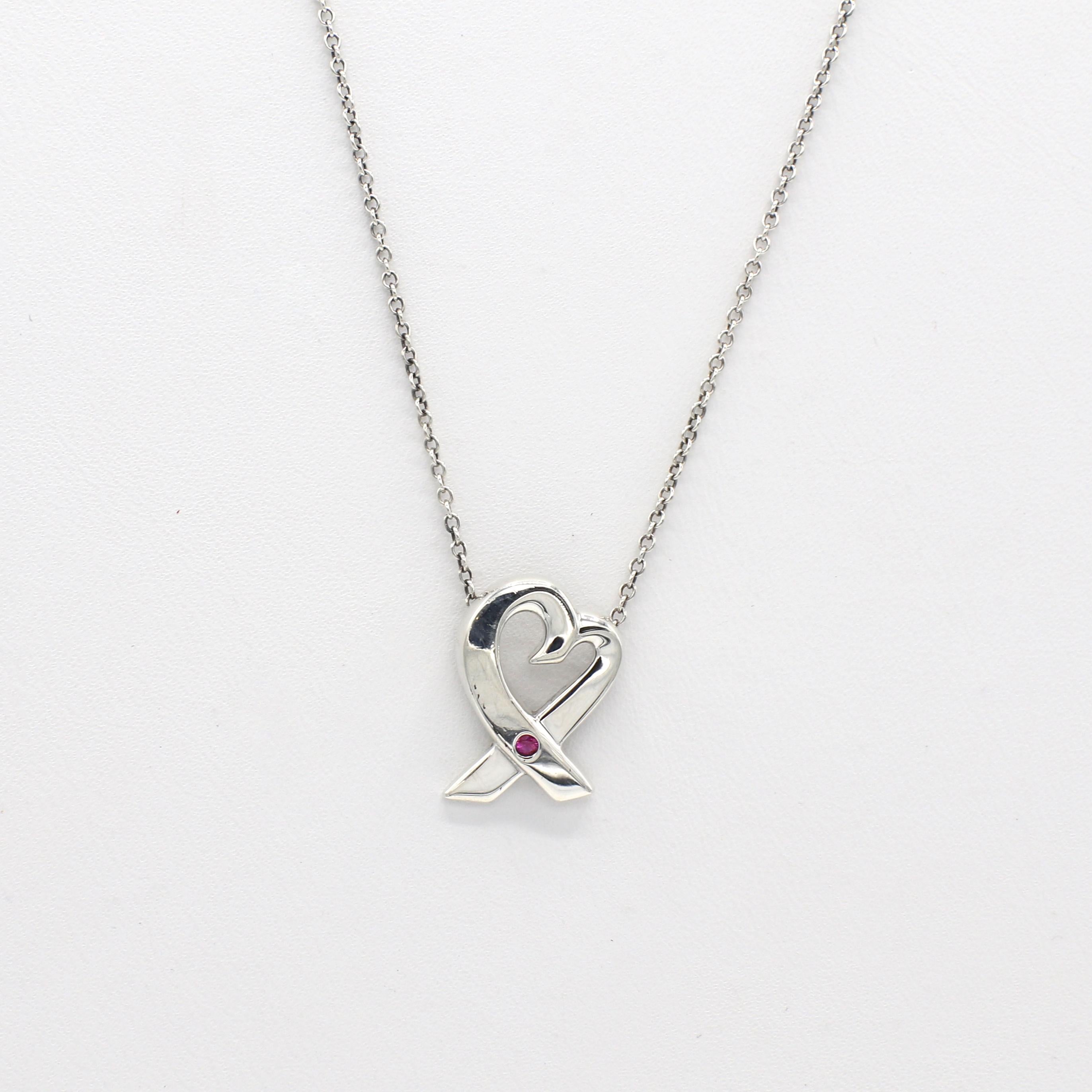 tiffany and co loving heart necklace