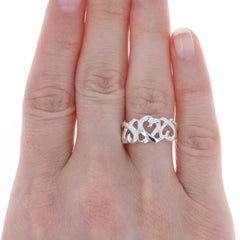 Tiffany & Co. Paloma Picasso Loving Hearts Band Sterling, 925 Designer Ring