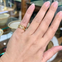 Tiffany & Co. Paloma Picasso Loving Hearts Diamond Ring 18k Yellow Gold