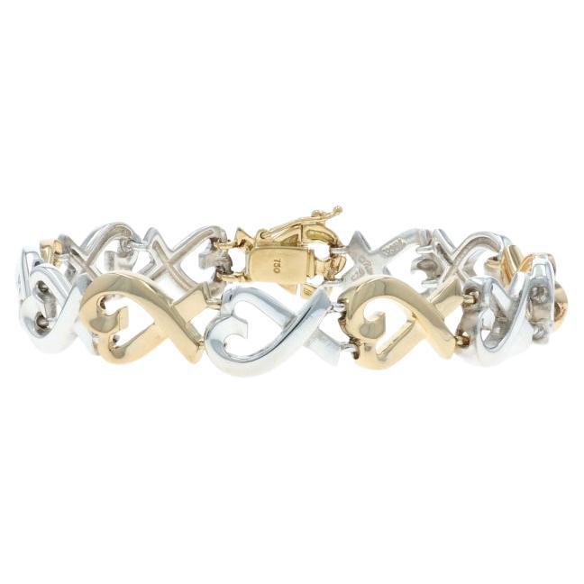 Tiffany
Co. Paloma Picasso Pulsera de eslabones Corazones enamorados Oro 925 18k