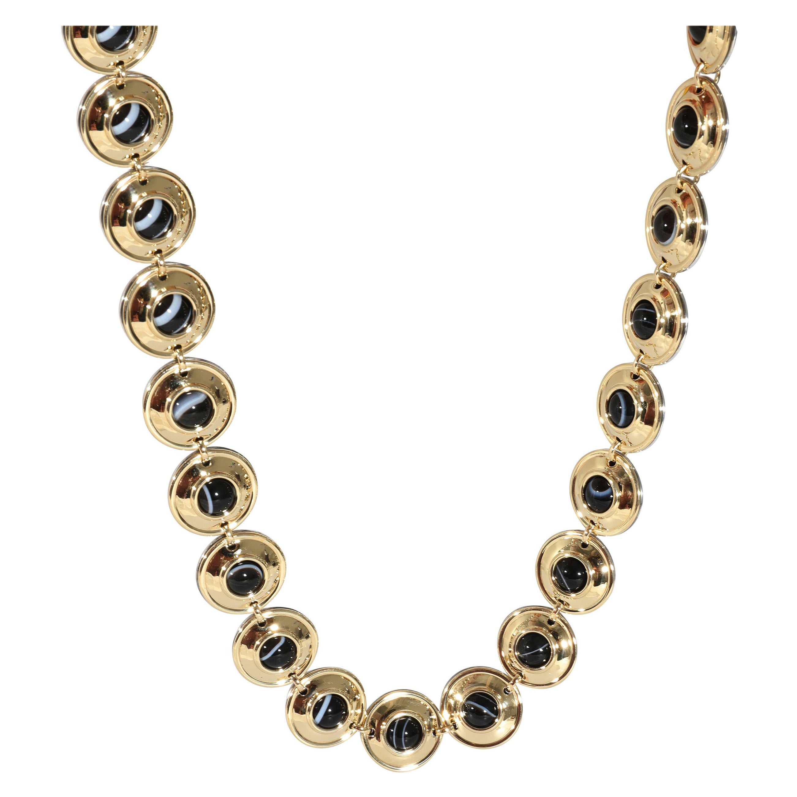 Tiffany & Co. Paloma Picasso Magische Scheibe Reversible Halskette 18k Gold/Sterling