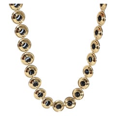 Tiffany & Co. Paloma Picasso Magische Scheibe Reversible Halskette 18k Gold/Sterling