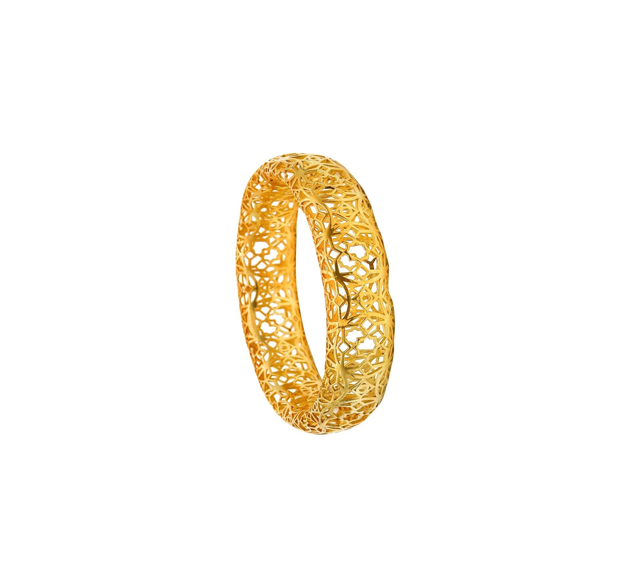 TIFFANY & CO. Paloma Picasso Marrakesh Bangle Bracelet 18Kt Vermeil On Sterling 1
