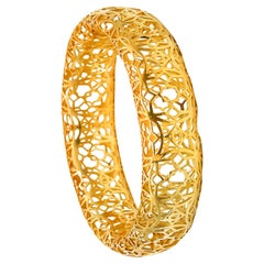 Retro Tiffany & Co. Paloma Picasso Marrakesh Bangle Bracelet 18Kt Vermeil On Sterling