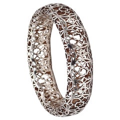 Retro Tiffany & Co. Paloma Picasso Marrakesh Bangle Bracelet In .925 Sterling Silver