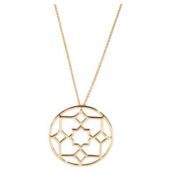 Tiffany & Co. Paloma Picasso Marrakesh grand pendentif en or jaune 18 carats